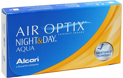 контактные линзы AIR OPTIX NIGHT & DAY (3 линзы)